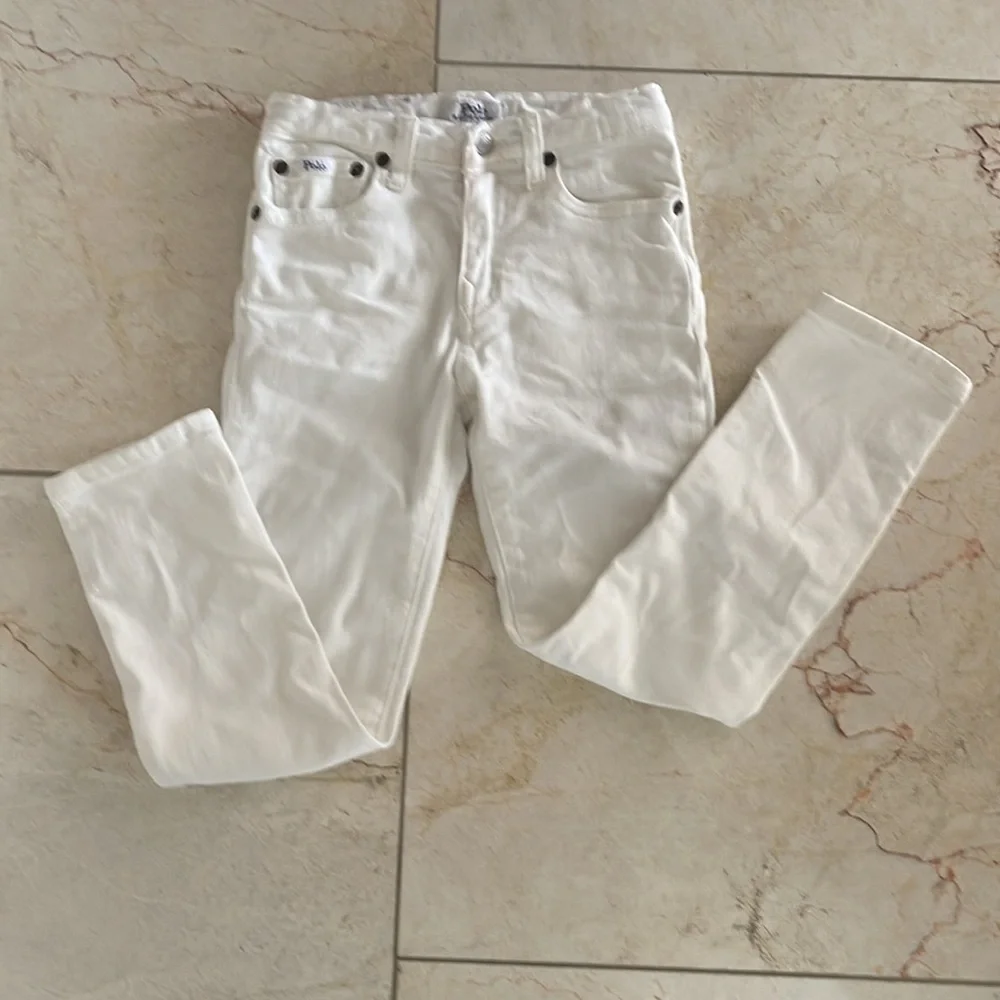 Ralph Lauren white denim boy’s jeans